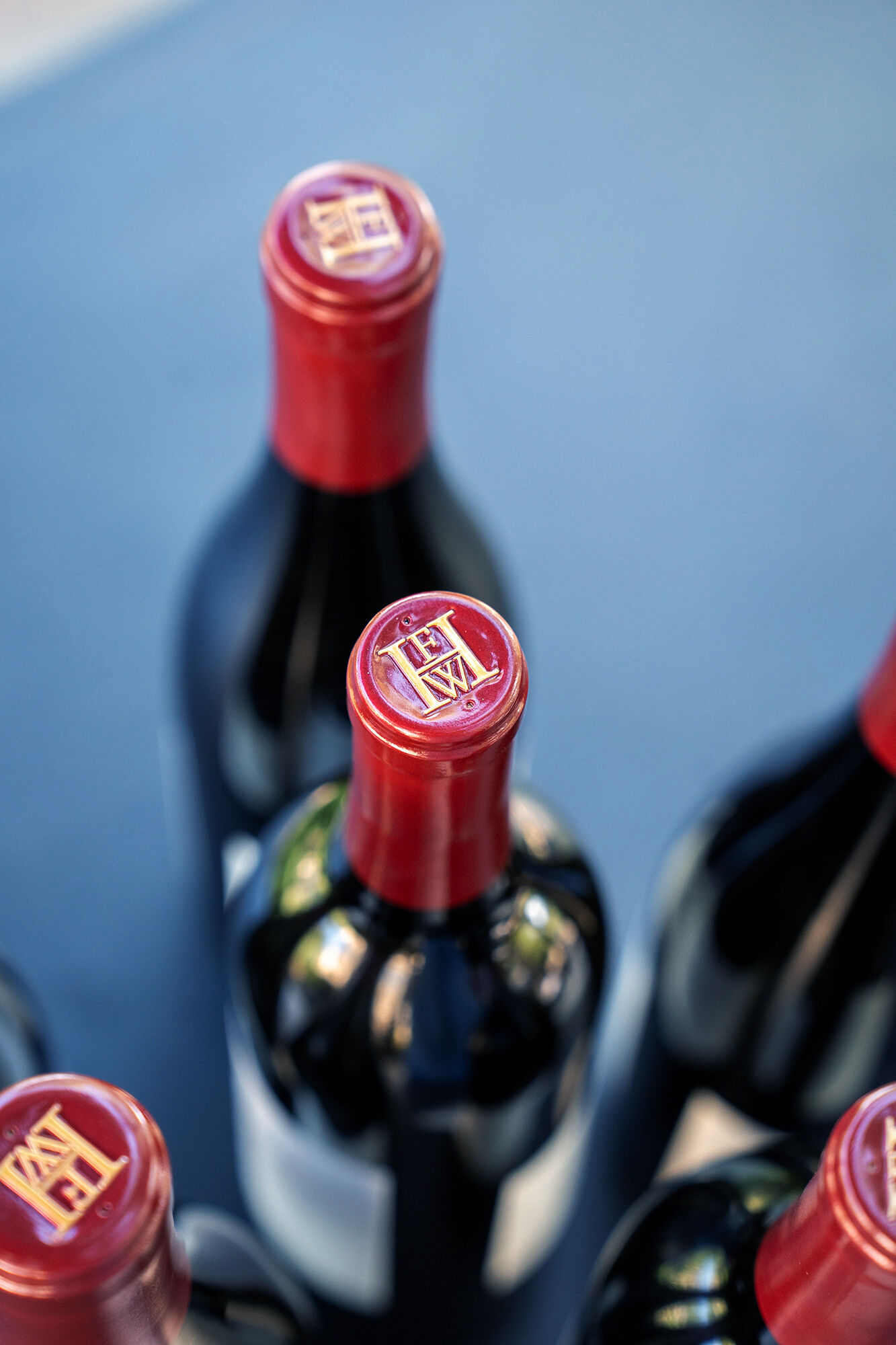 Top view of Hartford red wines